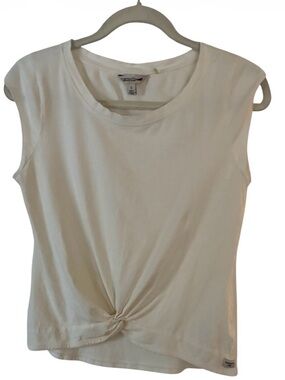 Toad & Co Off White/Cream Anza Short Sleeve Shirt Sz S